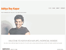 Tablet Screenshot of adityaroykapur.com